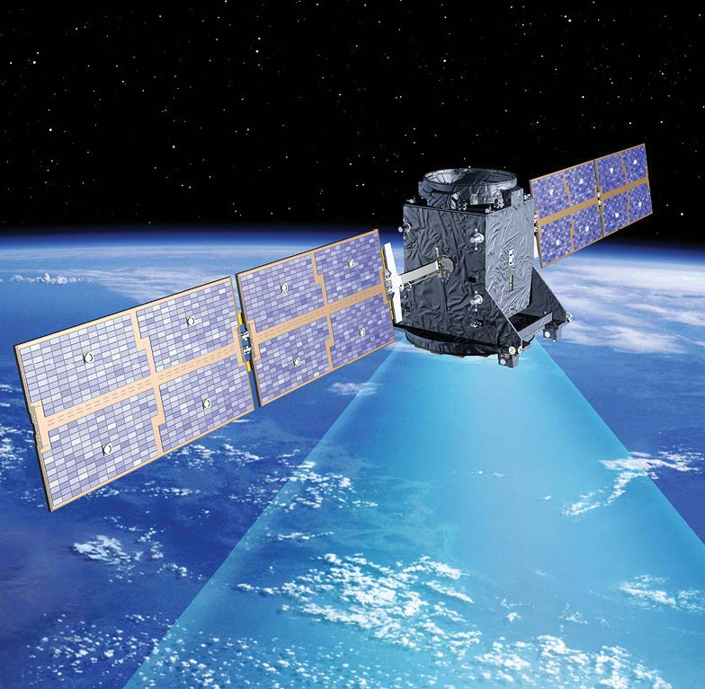 Figure 36 Galileo satellite in orbit